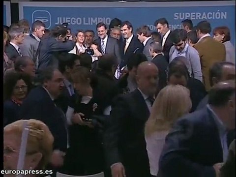 Rajoy y Cospedal en un acto de deportes