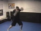 Shadowboxing with a slip rope
