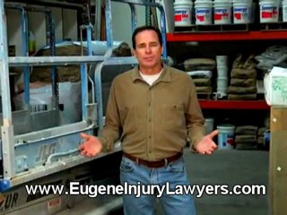 Accident on company time, Eugene Oregon, Settled case