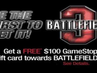 FREE $100 GameStop Gift Card Towards BATTLEFIELD 3