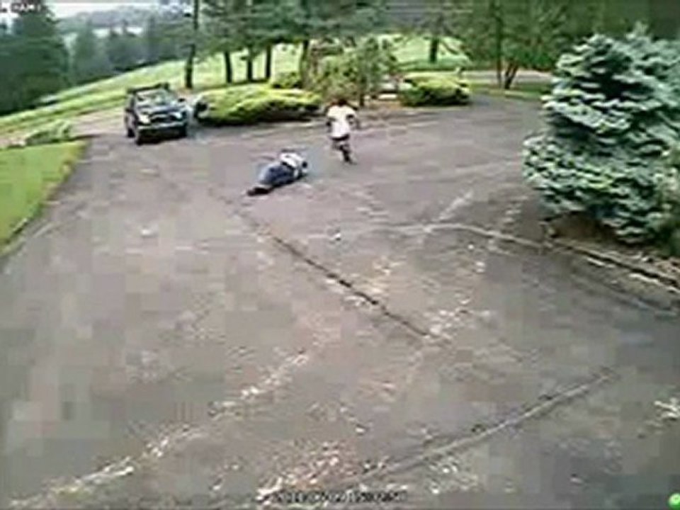 Handbremse vergessen  Fail