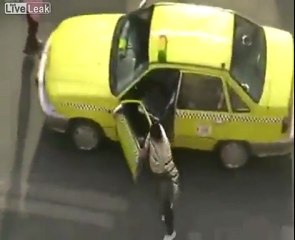 Crazy Woman vs Taxi Driver