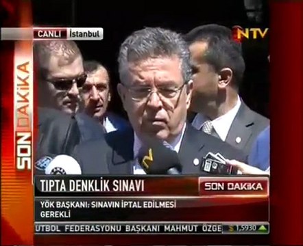 YÖK Başkanı: Tıpta Denklik Sınavı iptal edilmeli