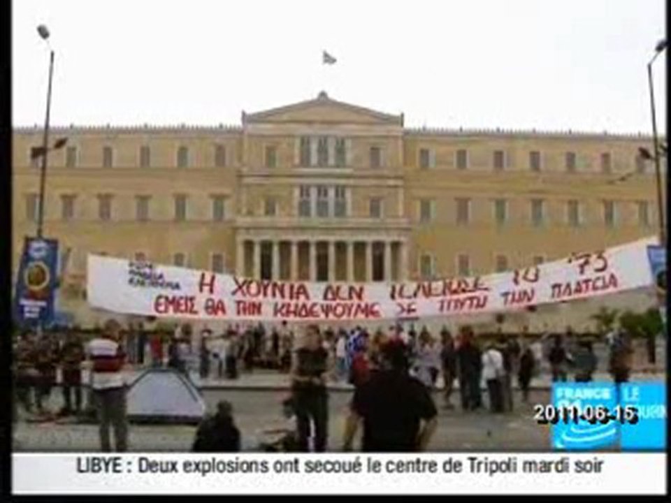 GRECE grève générale- 15-06-2011