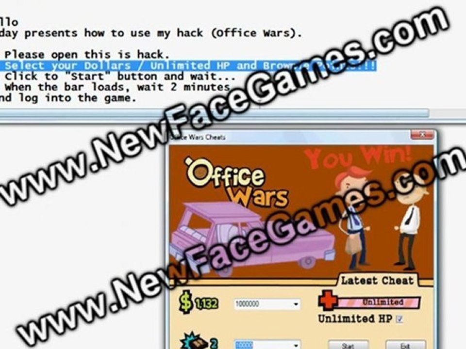 How to Hack Office Wars Free Dollars !!!!