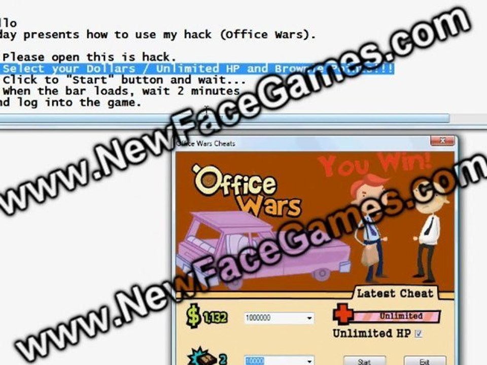 Unlimited HP Dollars and Brownie Points for Office Wars !!