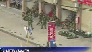 Emeutes en Chine Juin 2011 ( vidéo incomplète )