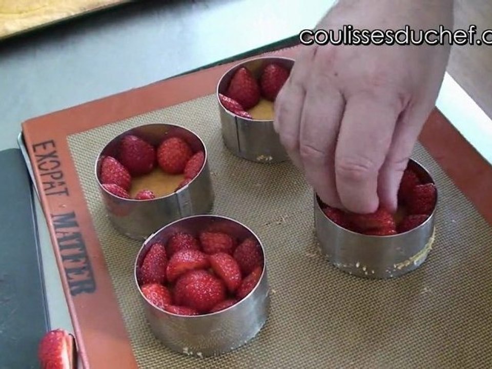 Recette du Fraisier par le Chef Olivier Berté