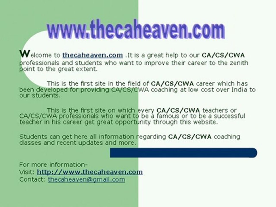 Chartered Accountants in India