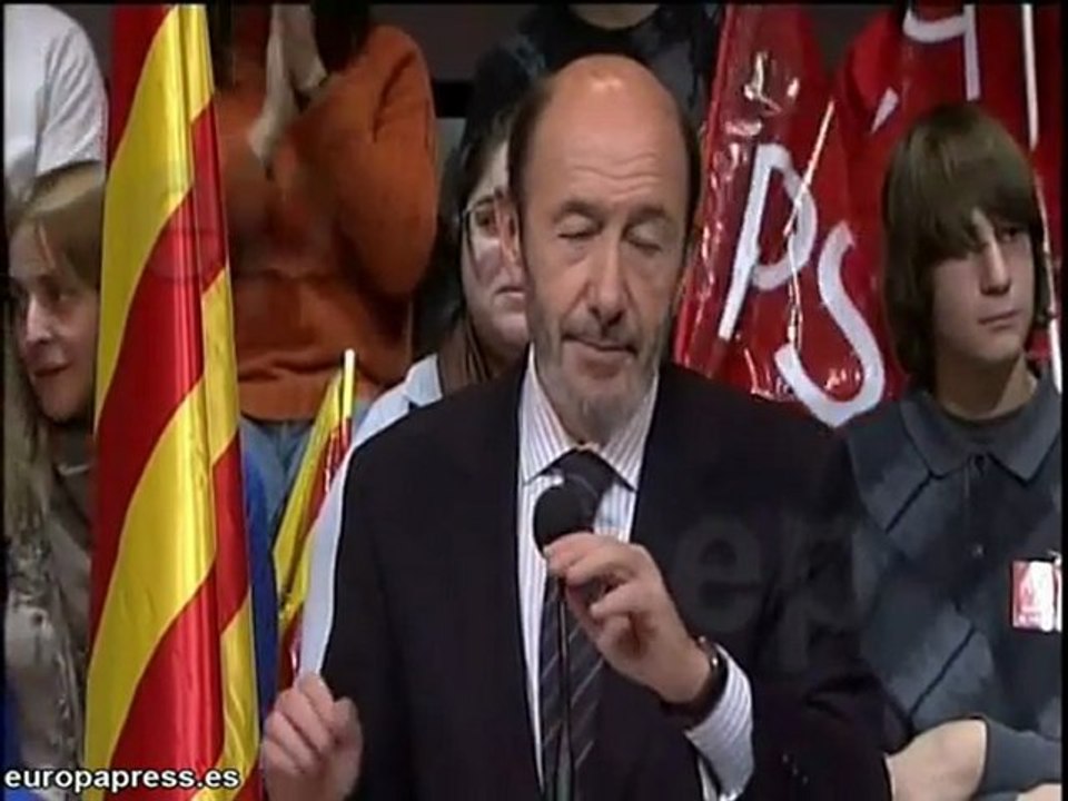 Rubalcaba advierte del pacto PP-CIU