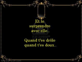 "je voudrai la connaitre" chanté par moi