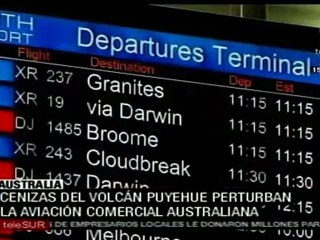 Cenizas del Puyehue perturban aviación comercial australian