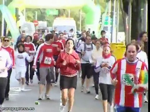Aficionados atléticos y madridistas unidos en la Carrera MAR