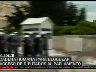 Protestas en Grecia por contra plan de ajuste