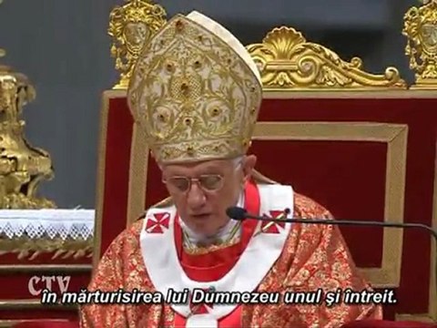 Papa: Biserica îmbrăţişează toate popoarele, încă din prima clipă este catolică