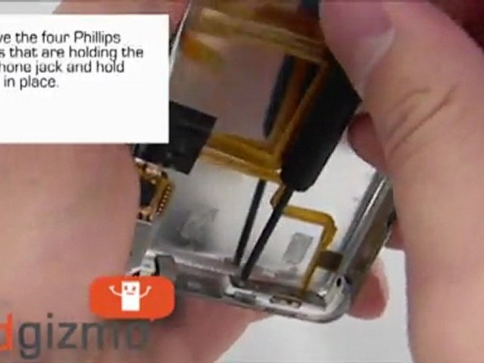 iPod Video Repair: 5th Generation iPod Video Headphone Jack