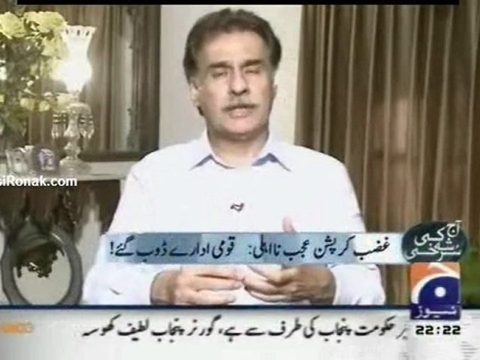Aaj Kamran Khan Kay Sath 15th June 2011 Part 1