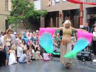 Bellydance con abanicos Medievales Zaragoza 2011