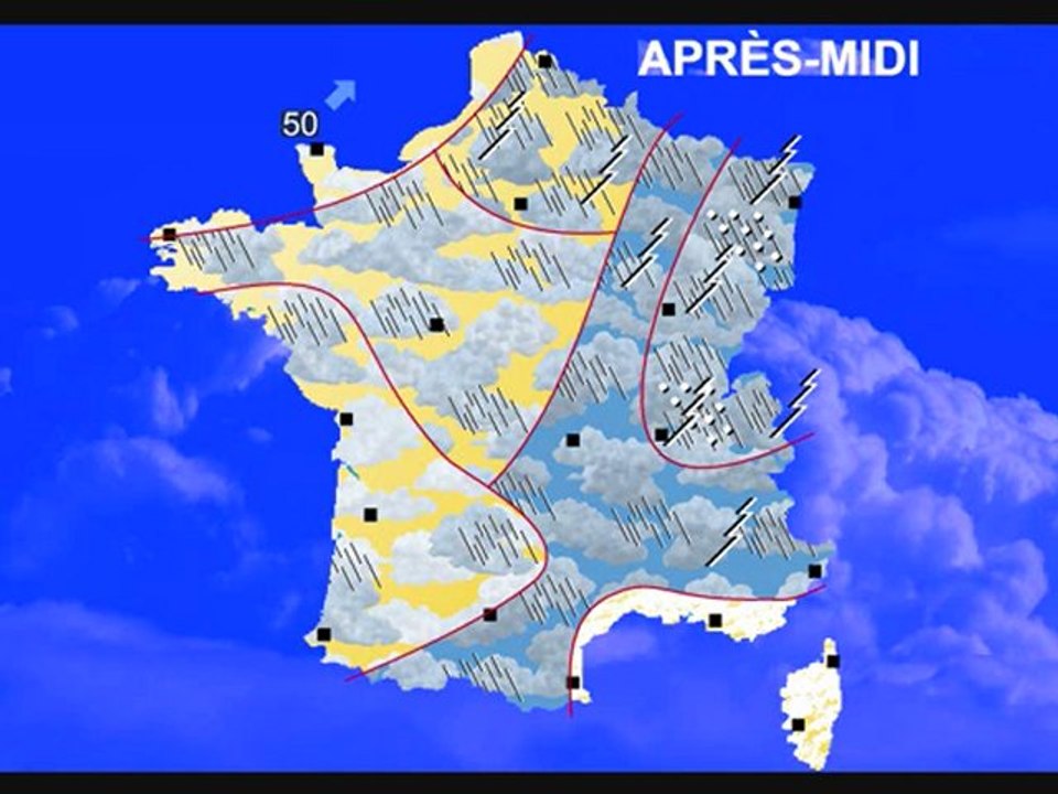 Météo 16 juin 2011: Orages et pluie en vue
