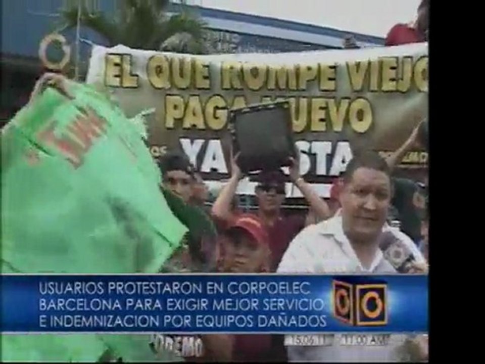 Protestas en Corpoelec Barcelona