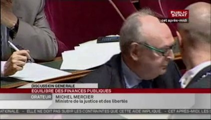 SEANCE,Projet de loi - Equilibre des finances publiques