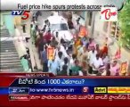 Fuel price hike spurs protests across state