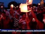 Estudiantes nicaragüenses marchan contra la delincuencia juvenil