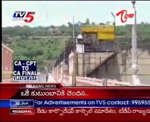 Srisailam Dam Full up with Jurala flood water,all gates lifted up!