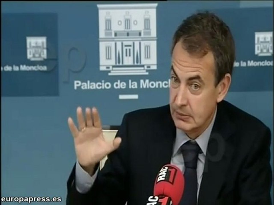 Zapatero considera a Cataluña como solución crisis