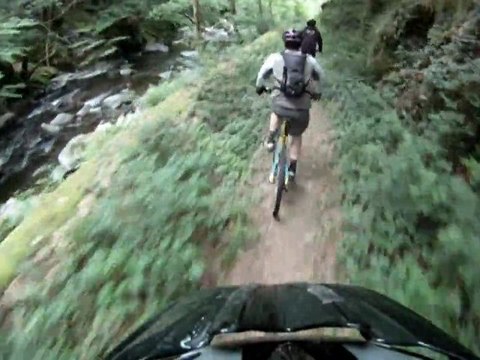 VTT caméra embarquée GoproHD , Descente de la Boralde Flaujaguèse