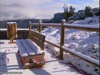 Nieve en el Puerto de Orduña