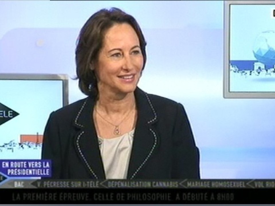 Ségolène Royal invitée de "En route vers la présidentielle"