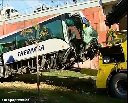 Accidente de autobús en Zaragoza