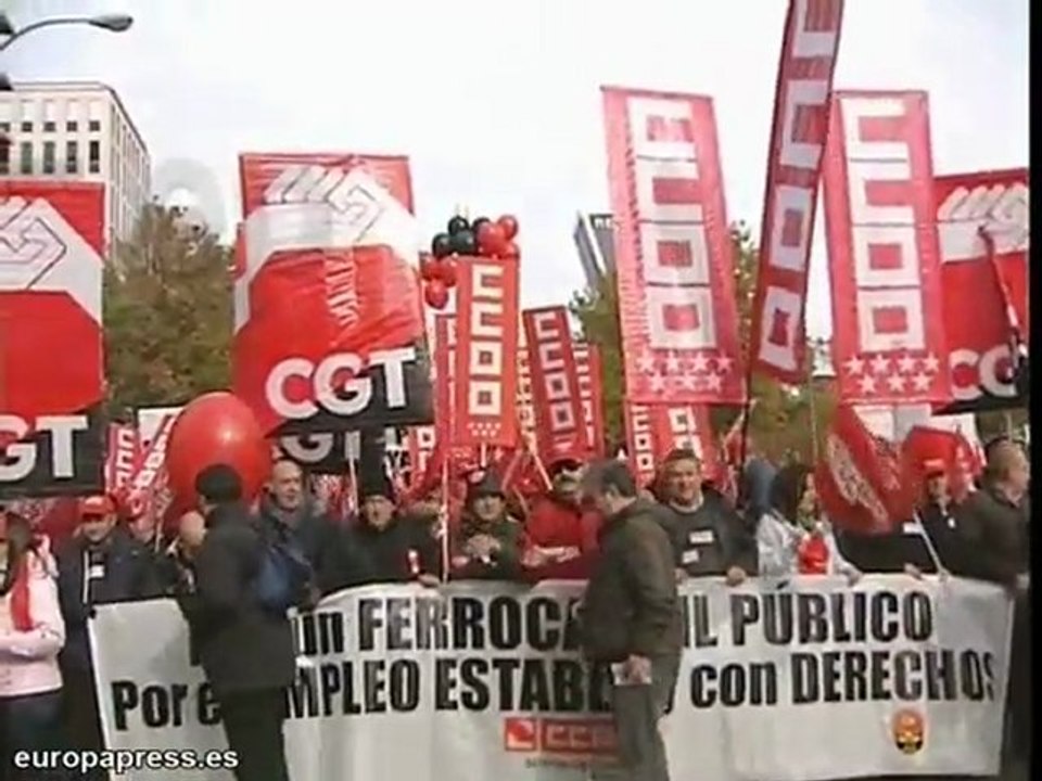 Los sindicatos piden mejoras en el ferrocarril público