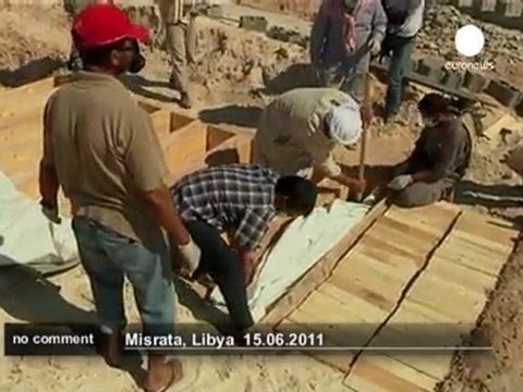 Gaddafi's soldiers buried in Misrata - no comment