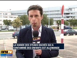 Enfants intoxiqués : la viande venait d'Allemagne