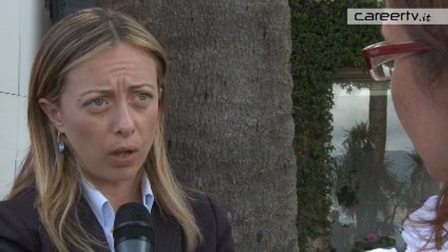 CareerTV.it: Futuro e lavoro dei giovani per Giorgia Meloni