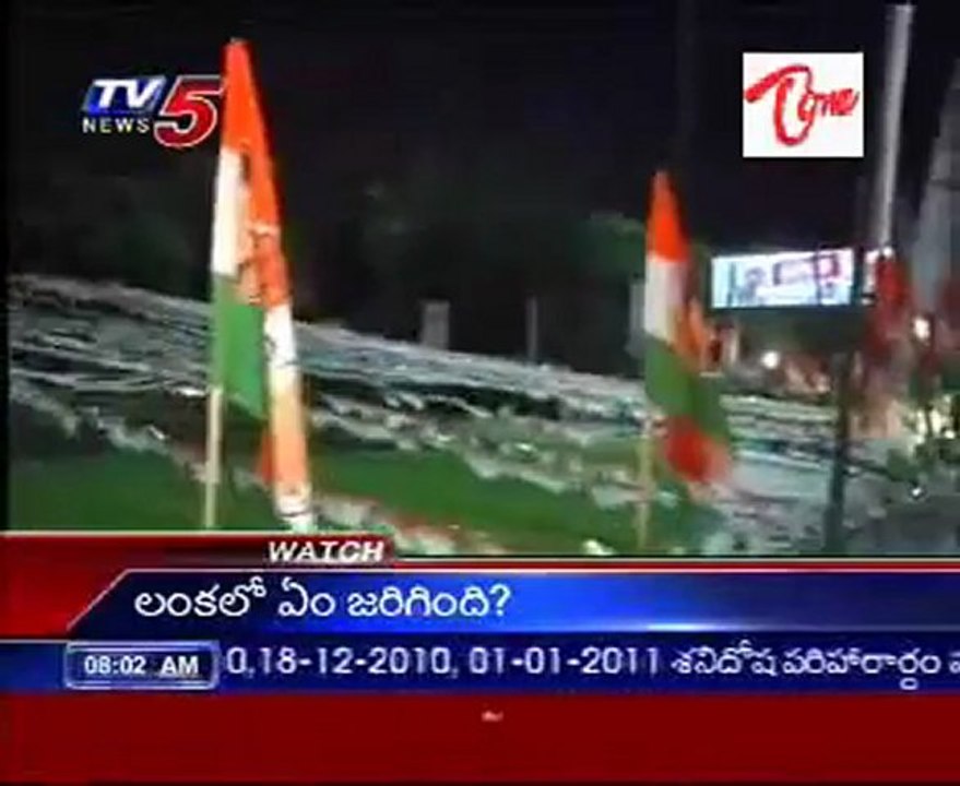 Cong. party member celebrates Rosaiah birthday at Necklace Road