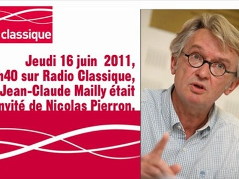 Jean-Claude Mailly sur Radio Classique: la compétitivité de la France.