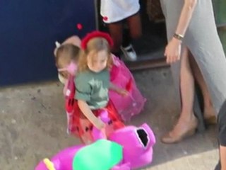 Angelina Jolie Entertains the Kids