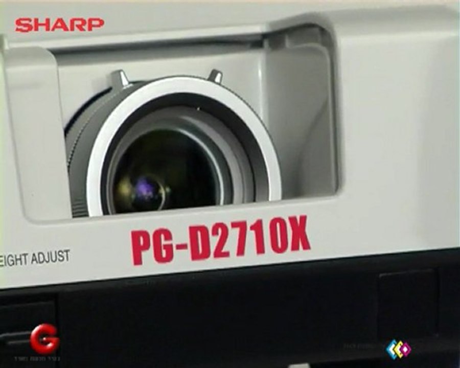 SHARP  Projector PG-D2710X 3D מקרן קדמי  מקרן תלת מימד