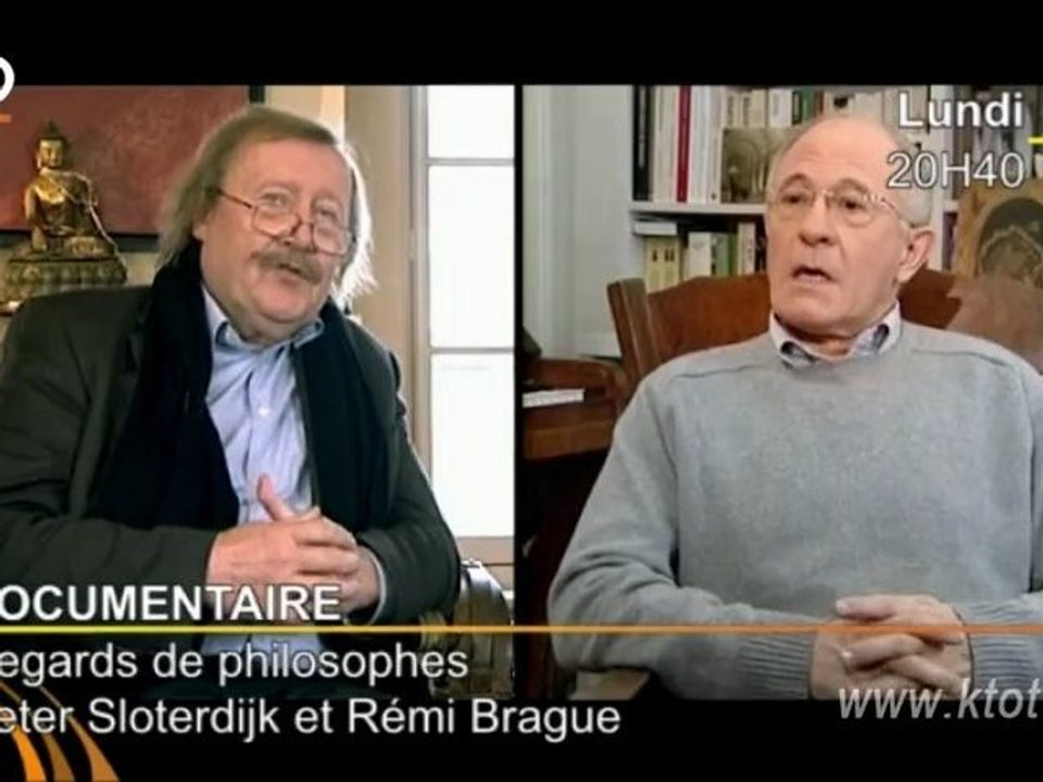 Peter Sloterdijk et Rémi Brague, regards de Philosophes