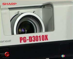 SHARP PG-D3010X 3D 3000ANSI  קדמי HD מקרן
