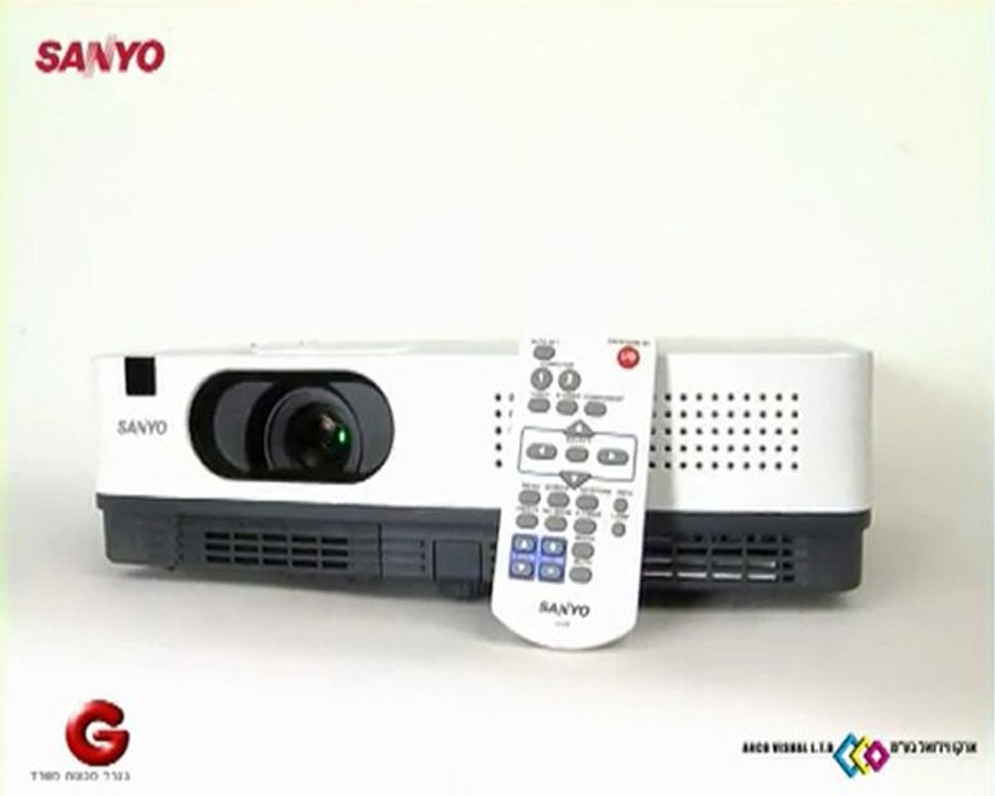 Sanyo Projector PLC XD2600  מקרן קדמי מקרן ברקו
