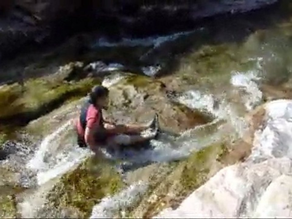 Balade aquatique du ruisseau de Sainte-Lucie (Haut-Cavu - Corse) le 12/06/2011