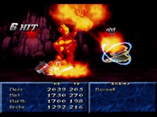 Tales of Phantasia : Boss Maxwell : No damage