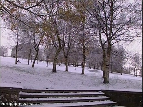 Temporal de nieve en Vizcaya