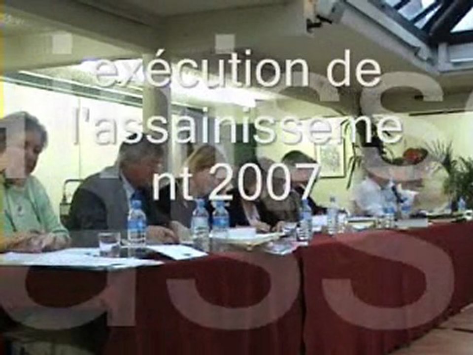 Compte administratif 2007 assainissement
