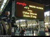 Renfe instala reloj cuenta atrás para llegada AVE
