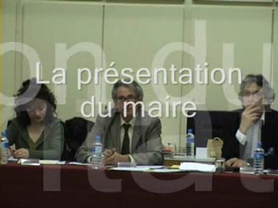 Débat d'orientation Budgetaire 2008